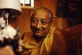 His Holiness Dilgo Khyentse Rinpoche's broad smile, Seattle, Washington, USA 1976.jpg